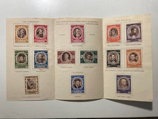 1946  Vaticano Folder con Serie Concilio di Trento