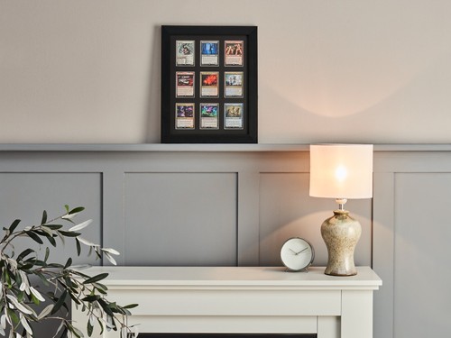 Trading card frame - card, |