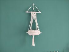 Macramè da Parete AMACA gatto o piante Arredo Casa fatto a mano made in Italy