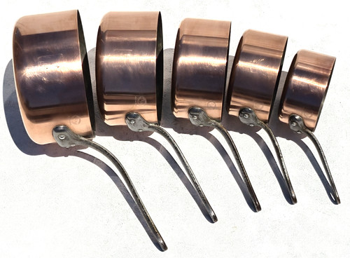 Set padelle rame francese - set,