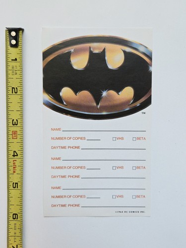 Vintage 1989 batman vhs - vintage,