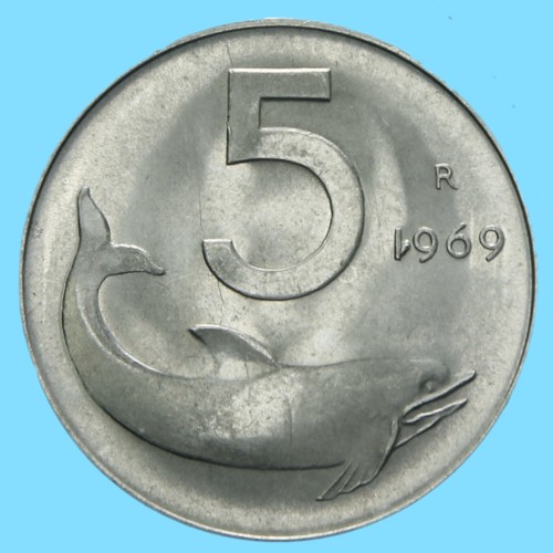 Repubblica italiana lire - 5,