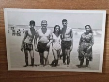 19878. Fotografia gruppo donna costume mare gambe aa 50 italia - 14x9,5