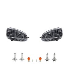 Set Fanali Adatto A per VW Golf V 1K 5M 10/03-05/09 + Leuchtmit. Lin. Rech