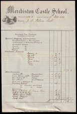 1874 merchiston castle school - merchiston,