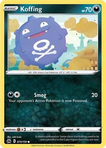 Koffing crown - [4x], (#075/159)