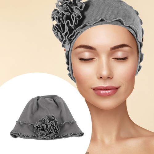 Cappello chemioterapia fiore - ,