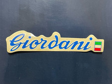 ADESIVO ORIGINALE GIORDANI AUTO BICI TRICICLO MACCHINA PEDALI LATTA