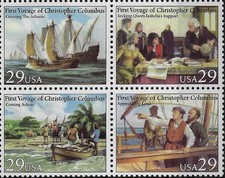 1992 Usa Colombo (blocco) congiunta Gemella con Italia