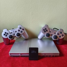PS2 Slim Silver Argento