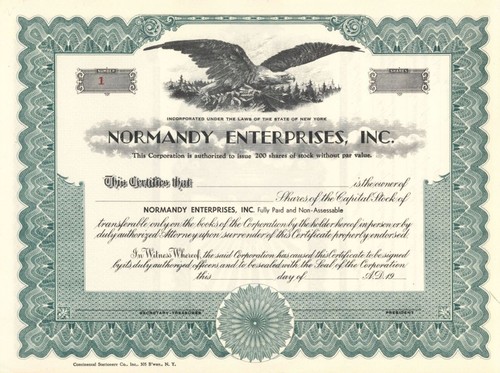Normandy enterprises inc - normandy, enterprises,