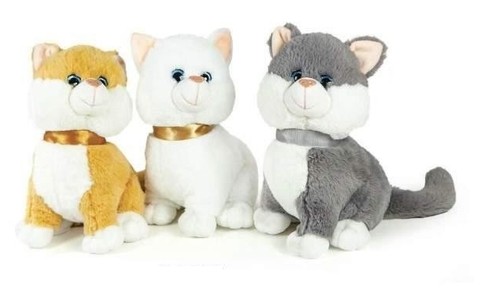 Gatti peluche 25cm - gatti,