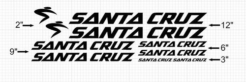 Decalcomanie telaio bici santa - telaio,