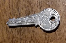 Coltellino Vintage A Forma Di Chiave Pubblicitario Swedish Steel Seghe Circolari