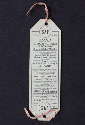 Marque page publicitaire - publicitaire, saf