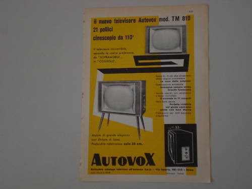 Advertising pubblicità 1958 - advertising,