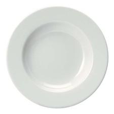 Piatto Fondo Ischia Bianco Porcellana Ø 23 cm Saturnia | Piatti Ristorante