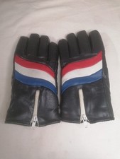 Vintage Leather Snow Gloves
