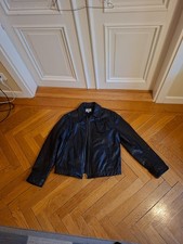 Armani leather jacket mens