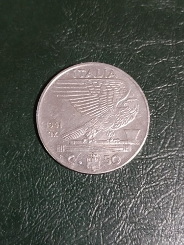 Moneta italia regno 50 - italia,