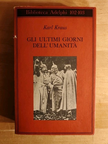 Karl kraus gli ultimi - kraus,