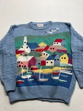 Maglione Vintage Orvis Blu