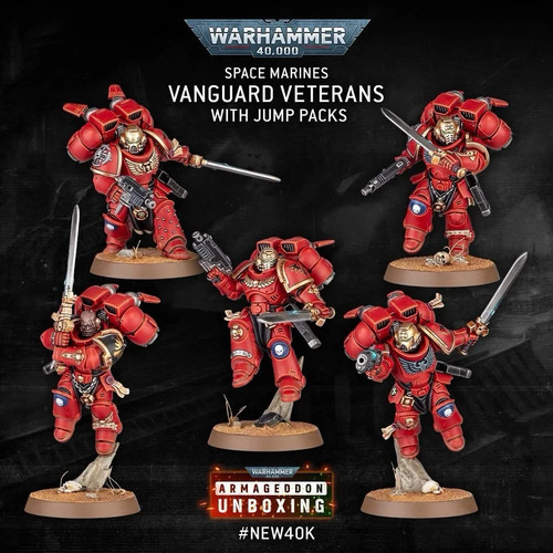 Space marine vanguard veterans - space,