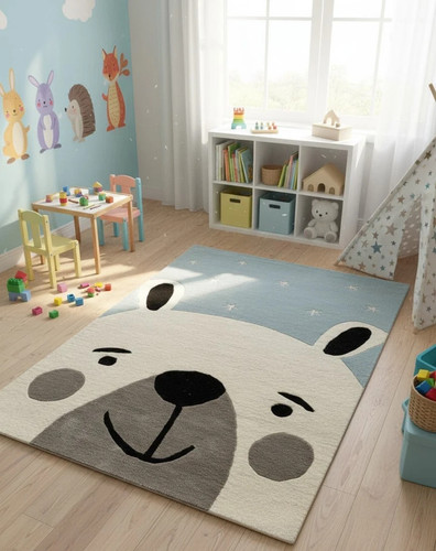 Tappeto per bambini con - , orso