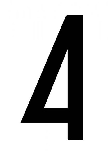 Busta numeri adesivi 4 - 10,