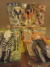 TIGER MASK SET L'UOMO TIGRE TOMY TIGER MAN SOFUBI ACTION FIGURE GASHAPON JAPAN