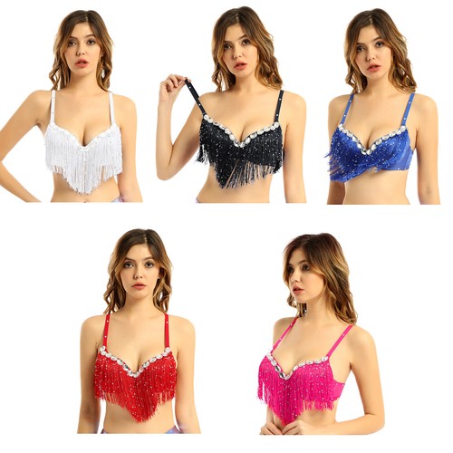 Womens sequins push halter - sequins, up
