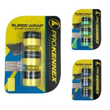 3 PRO KENNEX OVERGRIP SUPER WRAP Blister Over Grip Impugnatura Manico Tennis 3pz
