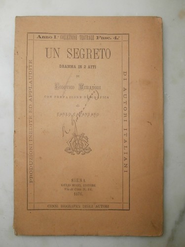 Rarissimo antico libretto