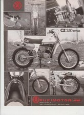 advertising Pubblicità-MOTO CZ PUKI 250 CROSS 1978-MOTOCROSS EPOCA VINTAGE MX