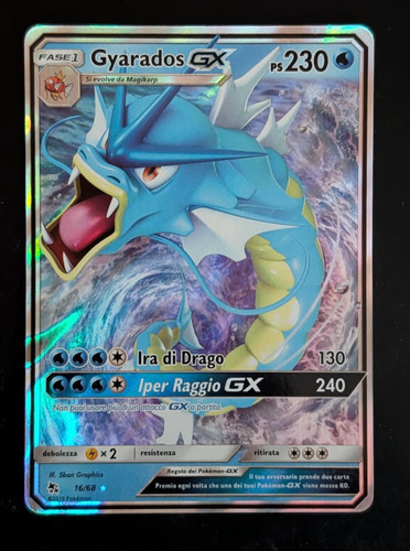 Carta pokemon gyarados - carta,