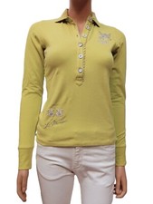 MAGLIA 148€-70% LA MARTINA DONNA 9AWSEMWS2754 VERDE mis.disp. XS A/I.