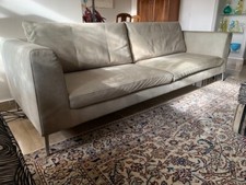 Divano salotto 240 cm pelle tortora