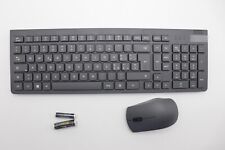 Tastiera e Mouse, Lenovo, 2,4 G, Italiano, Grigio luna