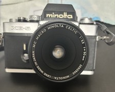 Silver Minolta XE-5 35mm SLR