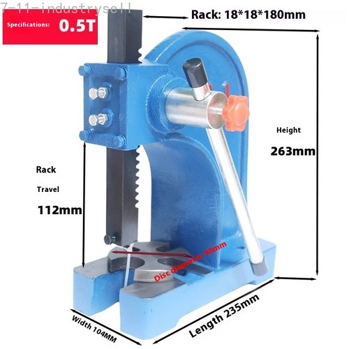 Pressa manuale 5t - manuale, 0,5t