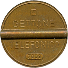 ☆ ITALIA 1978 ☆ GETTONE COMPAGNIA TELEFONICA ☆ IPM 7809• GETTONE TELEFONICO ☆ JETON☆C6850