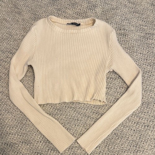 Top zara costine maglia - zara,