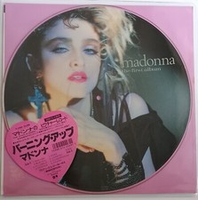 MADONNA The First Album 1987 Japanese Vinyl LP Picture Disc original + Insert.