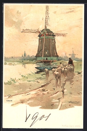 Cartolina artista henri - cartolina, d'artista