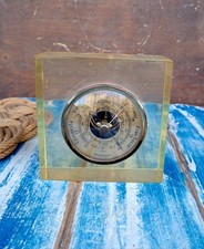 Barometro Da Scrivania In Plexiglass Vintage Baromaster Modernariato Design 60's