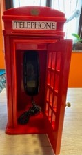 TELEFONO LONDON BOX VINTAGE MODERNARIATO CABINA TELEFONICA BRITISH TELECOM