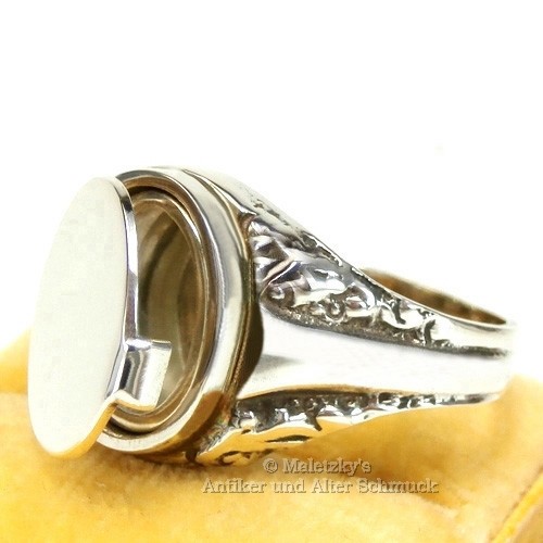 Anello antico uomo con - anello,