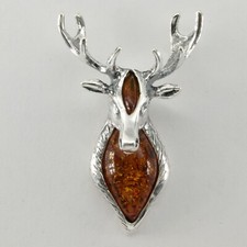 Ciondolo corna di cervo AMBRA