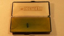 CONTEAS-SCATOLA PER OROLOGIO-VINTAGE-RARE WATCH BOX-CASE-CAJA-FONDO DI MAGAZ-4 +