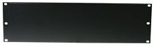 ✔️ PANNELLO CIECO 3U 3HE 3 UNITà NERO PER RACK 19" COPERTURA PER FLIGHT CASE